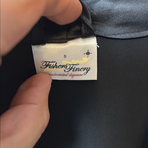 Women’s 100% Pure SILK Black Robe - Picture 7 of 12